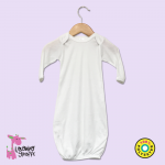 Long Sleeve Baby Gown - 100% Polyester