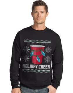 Hanes Men's Ugly Christmas Sweatshirt